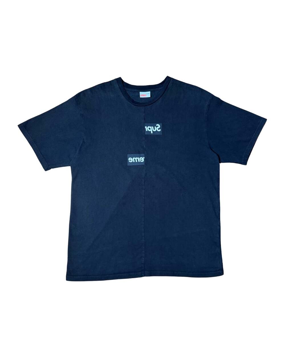 Supreme x Comme Des Garcons Split Box Logo Tee